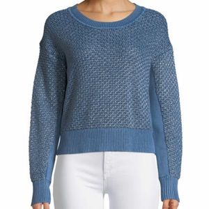Rag & Bone Kyra Crewneck Metallic Pullover Sweater - Size S